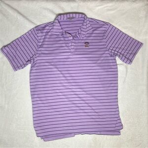 Men’s Peter Millar Summer Comfort Large Purple And Black Stripe